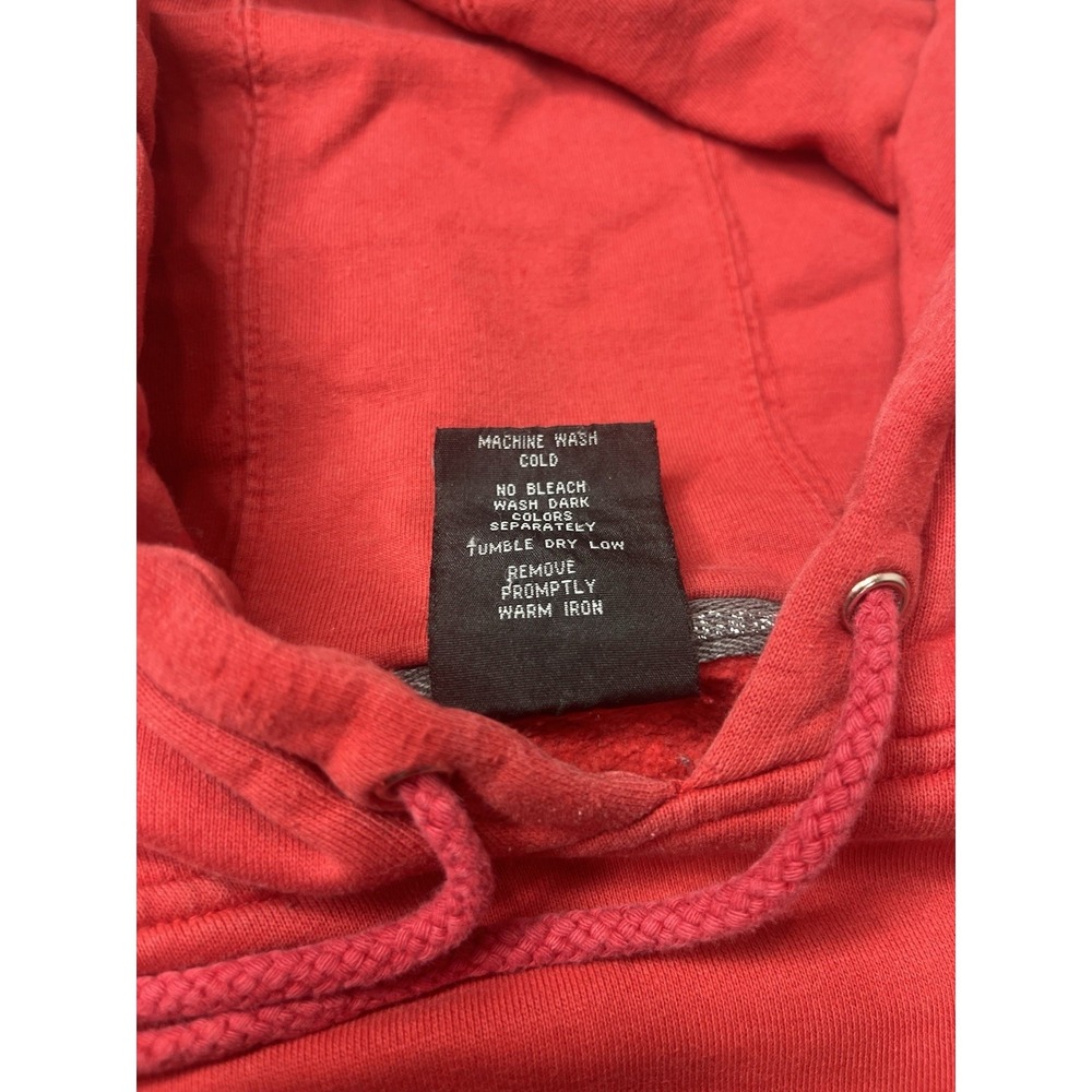 Vtg Top Heavy Hoodie Y2K Skull Red Black Size XL Skater Pullover *Read - Picture 8 of 11